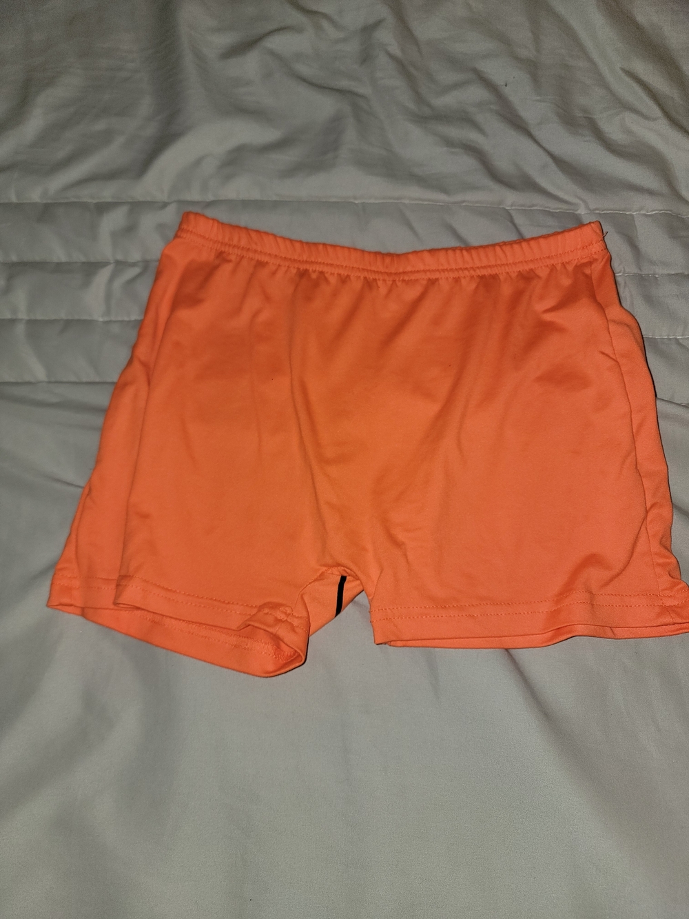 Women's Orange Athletic Training Shorts